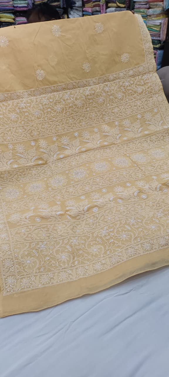 Premium Cotton Chikankari Short Top 